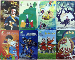 China Shanghai Public Transport Card: Classic Art Film Series For The 110th Anniversary Of The Birth Of Chinese Film，8 P - Welt