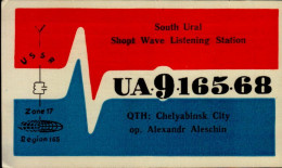 CARTE QSL..UA.9.165.68   19 ? - Radio