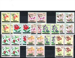 Burundi - 1/7 + 3A - Blocs De 4 - Fleurs - 1962 - MNH - Unused Stamps