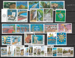 GREECE 1988 Complete All Sets MNH Vl. 1737 / 1773 (no A Nrs) - Ganze Jahrgänge