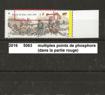 Variété De 2016 Neuf** Y&T N° 5063 éclats De Phosphore - Ungebraucht