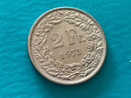 Münze Münzen Umlaufmünze Schweiz 2 Franken 1973 - Sonstige & Ohne Zuordnung
