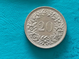 Münze Münzen Umlaufmünze Schweiz 20 Rappen 1974 - Sonstige & Ohne Zuordnung