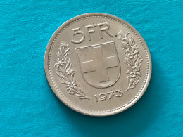 Münze Münzen Umlaufmünze Schweiz 5 Franken 1973 - Autres & Non Classés
