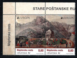 Croatia 2020: Europa - Ancient Postal Routes ** MNH - 2020