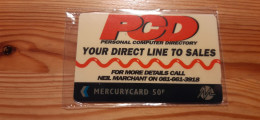 Phonecard United Kingdom, Mercury 20MERA - PCD 5.205 Ex. - Mint In Blister - Mercury Communications & Paytelco