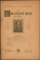 Belgique : Le Philatéliste Belge (Revue Mensuelle, N°167 1935). SOMMAIRE / Théodore Champion, Marchand De Timbres - Filatelia E Historia De Correos