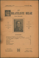 Belgique : Le Philatéliste Belge (Revue Mensuelle, N°176 1936). SOMMAIRE / Théodore Champion, Marchand De Timbres - Philatélie Et Histoire Postale