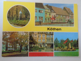 D197704      AK   GERMANY  -   Köthen Anhalt  Mehrbildkarte  1986 - Koethen (Anhalt)
