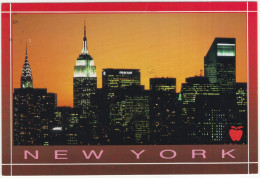 Sunset View Of Midtown Skyline With Citicorp Empire Statde Bldg. And Chrysler Bldg. - New York - (N.Y. - USA) - Manhattan