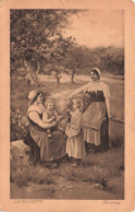 ARTS - TABLEAU - La Causette - Scène Les Misérables De - Tableau - Carte Postale Ancienne - Malerei & Gemälde