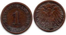 MA 24237 / Allemagne - Deutschland - Germany  1 Pfennig 1892 D TB+ - 1 Pfennig