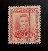 Nouvelle Zélande 1938 King George VI 1P Used - Oblitérés