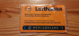 Phonecard United Kingdom, Mercury 20MERC - Lufthansa 2.433 Ex. - Mint In Blister - [ 4] Mercury Communications & Paytelco