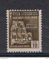 C.L.N.:  1944/45  SOPRASTAMPA  NON  UFFICIALE  -  PRO  PATRIA  PIACENZA  -  £. 50/ 10 C. BRUNO  N. - National Liberation Committee (CLN)