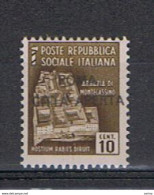 C.L.N.:  1944/45  SOPRASTAMPA  NON  UFFICIALE  -  ROMA  CITTA'  APERTA  -  10 C. BRUNO  N. - Comitato Di Liberazione Nazionale (CLN)