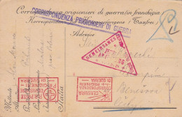 MATERA Italy Prisoner Of War Correspondence, POW, Postcard, Card,feldpost, Military. PETROUPIM, BENESOV (P03065) - Other & Unclassified