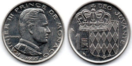 MA 24254 / Monaco 1 Franc 1960 SUP - 1960-2001 Nieuwe Frank