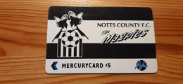 Phonecard United Kingdom, Mercury 4PFLA - Notts County Football Club 5.900 Ex. - [ 4] Mercury Communications & Paytelco