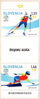 Slovenie Slovenija 1270/71 JO China - Inverno 2022 : Pechino