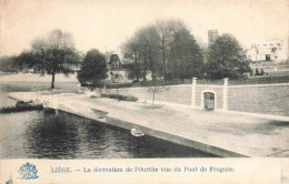 BELGIQUE - Liège - La Dérivation De L'Ourthe Vue Du Pont De Fragnée - Carte Postale Ancienne - Lüttich