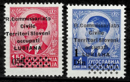 Italy Occup. Of Slovenia - Ljubljana 1941  Overprinted R. Police Station MNH** - Ljubljana