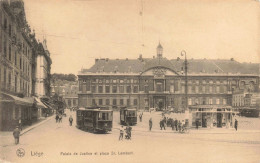 BELGIQUE - Liège - Palais De Justice Et Place St Lambert -  Carte Postale Ancienne - Liege