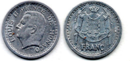 MA 24266 / Monaco 1 Franc 1943 TTB - 1960-2001 Nieuwe Frank