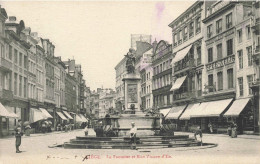 BELGIQUE - Liège - La Fontaine Et Rue Vinave D'Ile -  Carte Postale Ancienne - Luik