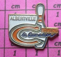 516B  Pin's Pins / Beau Et Rare / ASSOCIATIONS / LE CANADIEN ALBERTVILLE BOWLING - Bowling