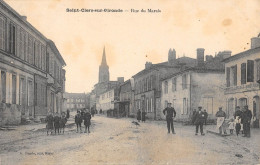 CPA 33 SAINT CIERS SUR GIRONDE / RUE DU MARAIS - Sonstige & Ohne Zuordnung