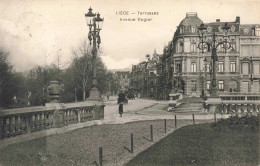 BELGIQUE - Liège - Terrasses - Avenue Rogier -  Carte Postale Ancienne - Luik