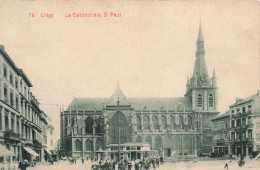BELGIQUE - Liège - La Cathédrale St Paul -  Carte Postale Ancienne - Luik