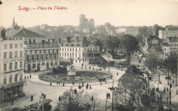 BELGIQUE - Liège - Place Du Théâtre -  Carte Postale Ancienne - Liege