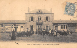 58-GUERIGNY- LA MAIRIE ET L'ECOLE - Guerigny