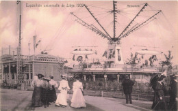 BELGIQUE - Exposition Universelle De Liège 1905 - Aeroplane -  Carte Postale Ancienne - Liege