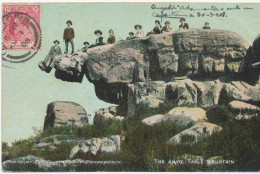CAPE OF GOOD HOPE/SOUTH AFRICA 1908 VFU Col, Pc "The Anvil. Table Mountain" From "CAPE TOWN" Via "MADEITA" To PORTUGAL - Cap De Bonne Espérance (1853-1904)