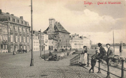 BELGIQUE - Liège - Quai De Maestricht -  Carte Postale Ancienne - Liege