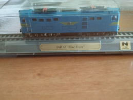 MODELLINO LOCOMOTIVA TRENO SOUTH AFRICA SAR 6E BLUE TRAIN DEL PRADO Scala 1:160 - Locomotives