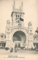 BELGIQUE - Exposition De Liège - Entrée Principale Des Halls -  Carte Postale Ancienne - Luik