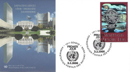 ONU Ginevra 2006 Definitiva Ologramma 1v. Fdc, Bella - Briefe U. Dokumente