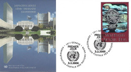 ONU Ginevra 2006 Definitiva Ologramma 1v. Fdc, Bella - Cartas & Documentos
