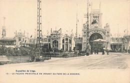 BELGIQUE - Exposition De Liège - La Façade Principale En Venant Du Parc De La Boverie -  Carte Postale Ancienne - Lüttich