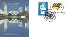 ONU New York 2006 Definitiva 2v. Fdc, Bella - Cartas & Documentos