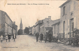 CPA 33 SAINT CIERS SUR GIRONDE / RUE DE L'ETANG ET ENTREE DU BOURG - Andere & Zonder Classificatie