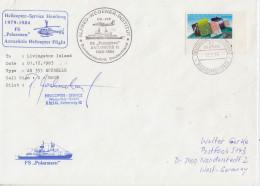 Germany Heli Flight From Polarstern To Livingston Island (large Cover)  1.12.1983 (ET152A) - Vols Polaires