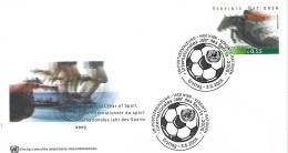 ONU Vienna 2005 Anno Int. Dello Sport: Equitazione 1v. Fdc, Bella - Lettres & Documents