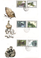 CHINA 5 FIRST DAY COVERS 1984 - Gebruikt