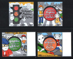 Greece 2022.  Children. Road Safety Cycling Health MNH - Unused Stamps