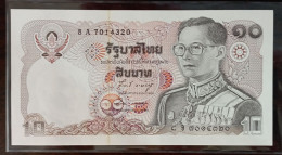 Thailand Banknote 10 Baht Series 12 P#87 SIGN#57a - Thailand
